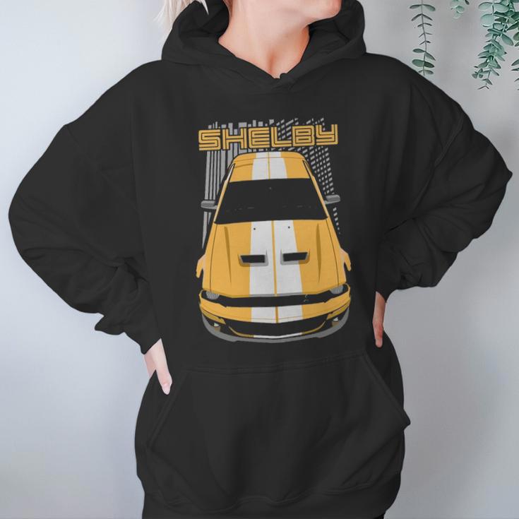 Mustang Shelby Gt500 2007 2009 Yellow Hoodie Gifts for Women