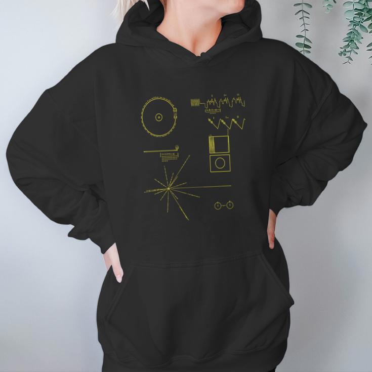 Nasa Voyager Golden Record T-Shirt Hoodie Gifts for Women