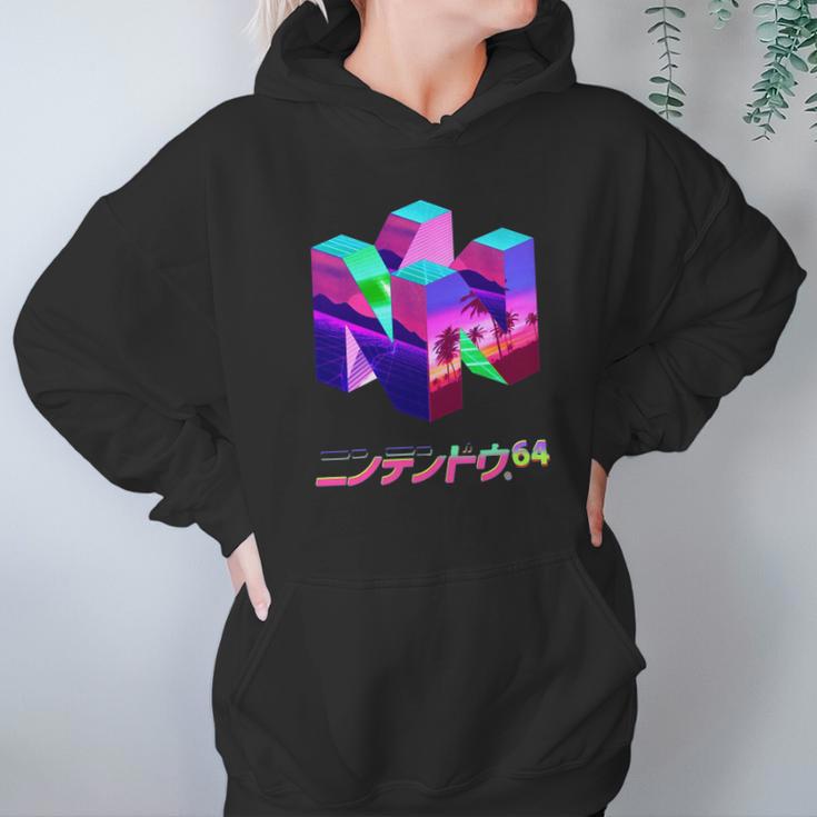 Nintendo 64 Vaporwave Shirt Hoodie Gifts for Women