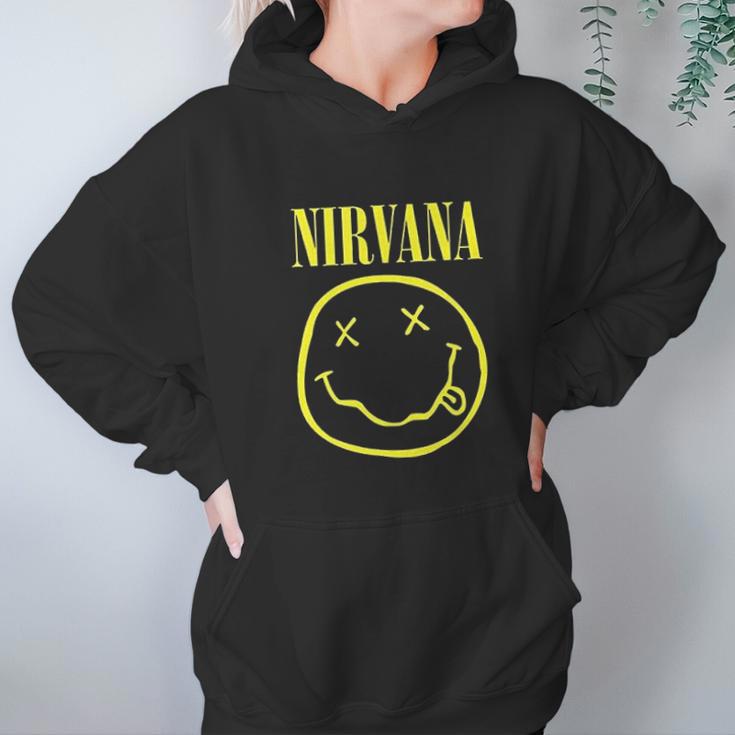 Nirvana Smiley Logo Hoodie Gifts for Women