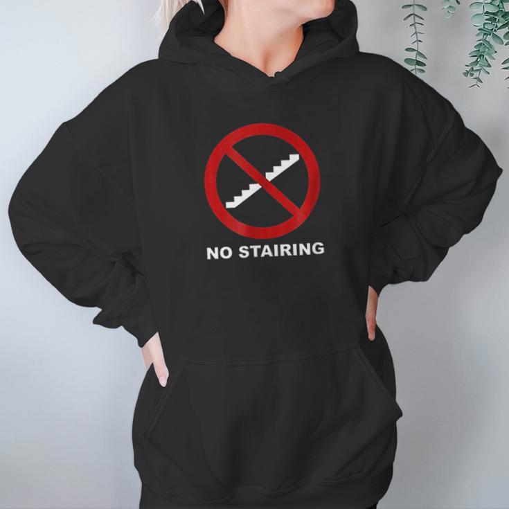 No Stairing Logo Hoodie Gifts for Women