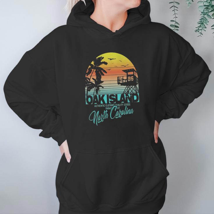 Oak Island North Carolina Beach Shirt Hoodie Gifts for Women