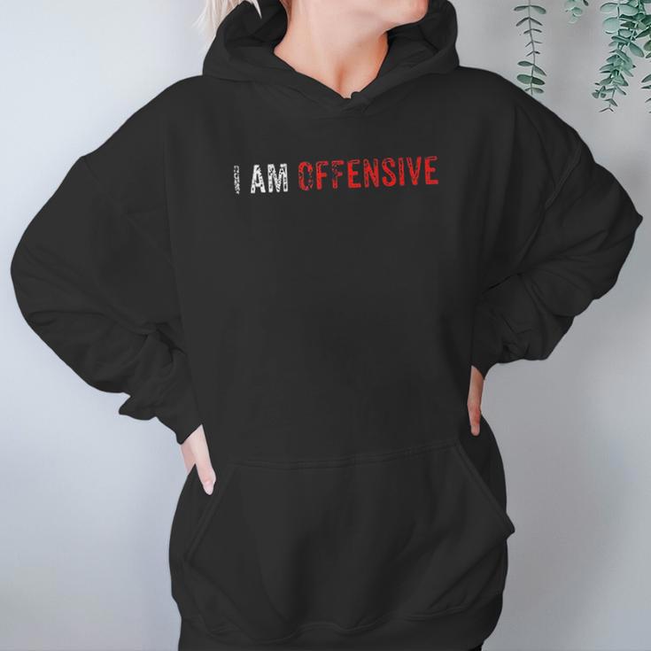 I Am Offensive | Cybersecurity Pentest Red Team Hacker Gift Hoodie Gifts for Women