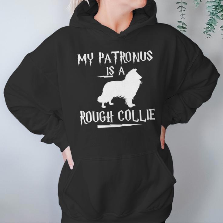 My Patronus Is A Rough Collie Dog Rough Collie Dog Hoodie Gifts for Women