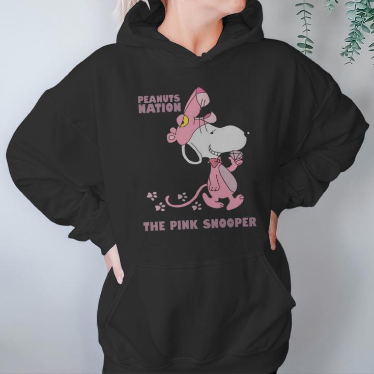 Peanuts Nation The Pink Snooper Hoodie Gifts for Women