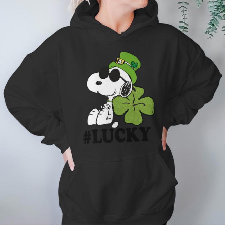 Peanuts St Patricks Snoopy Lucky T-Shirt Hoodie Gifts for Women