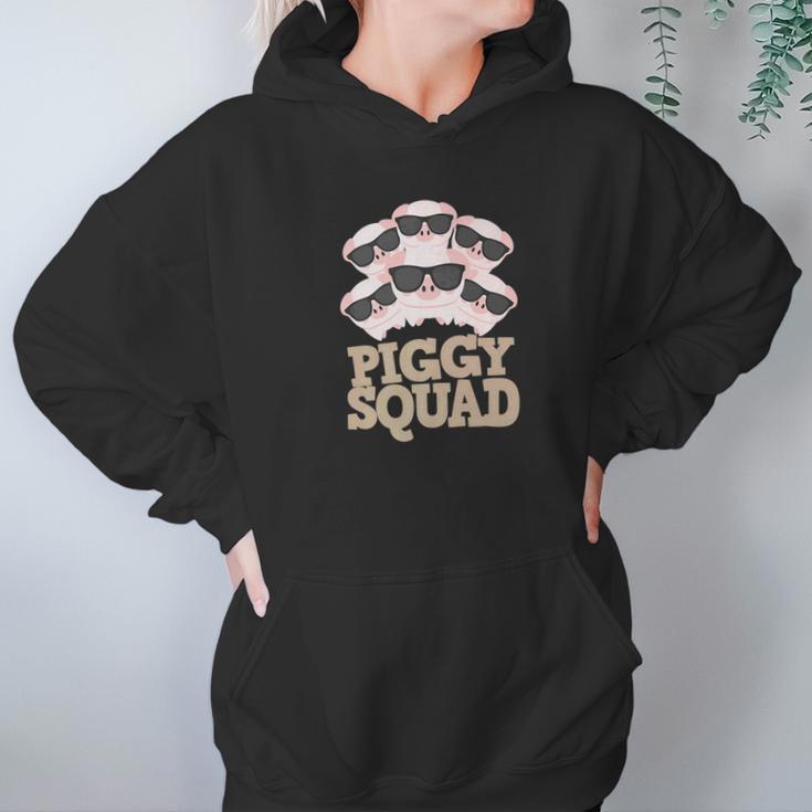 Perfect Pig Lover Gift Funny Piggy Squad Sunglasses Hoodie Gifts for Women