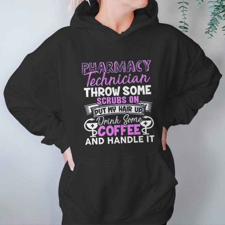 Pharmacy Technician Handle It Hoodie Gifts for Women