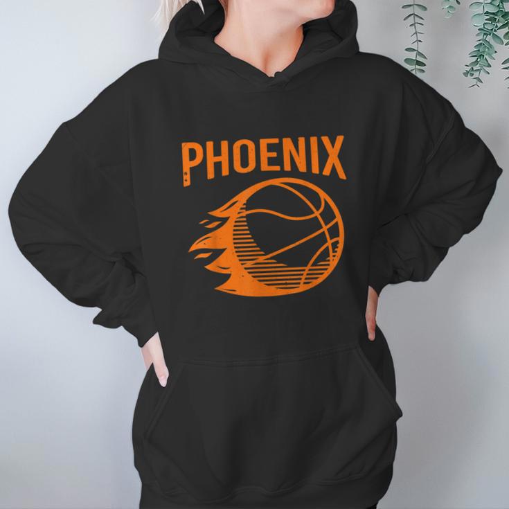 Phoenix Basketball Retro City Arizona State Bball Hoodie Gifts for Women