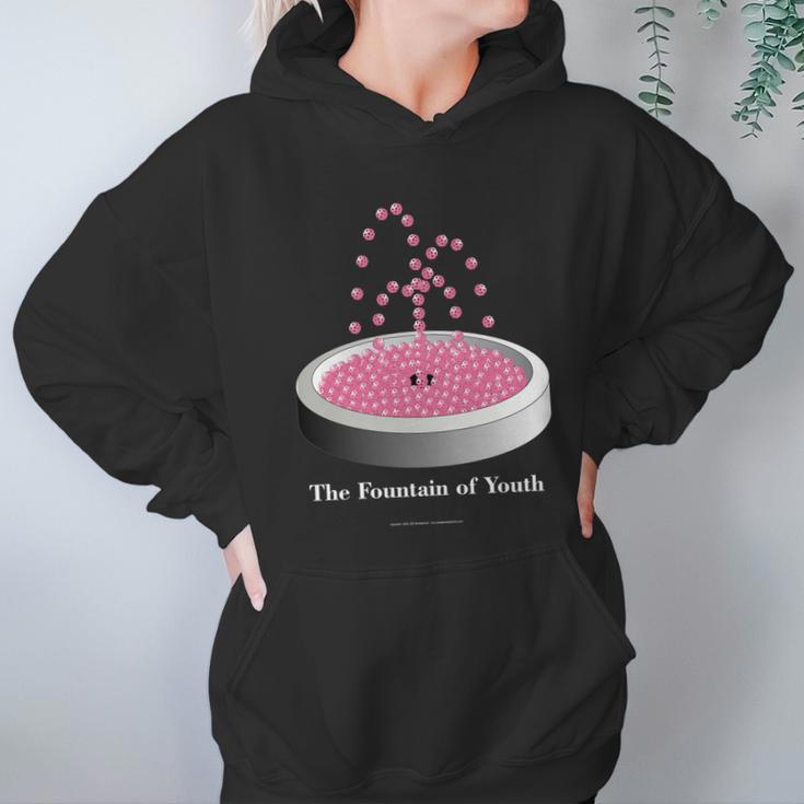 Pickleball Fountain Pink Hoodie Gifts for Women