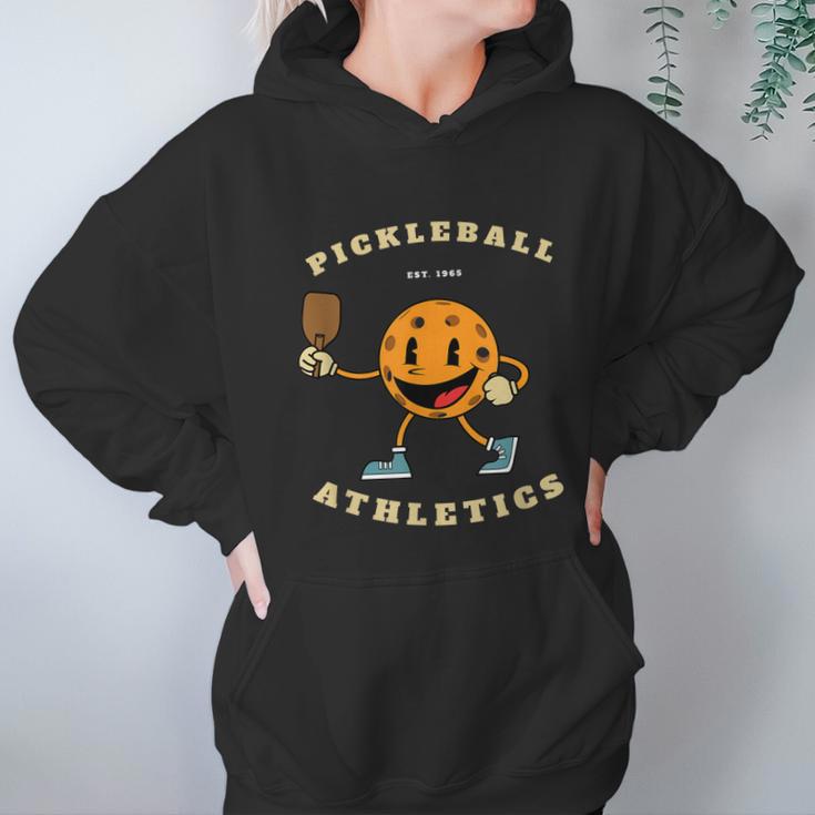 Pickleball Retro Kids Dink Funny Cartoon Hoodie Gifts for Women