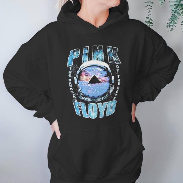 Pink Floyd Dark Side Of The Moon Astronaut Helmet Black Graphic Hoodie Gifts for Women