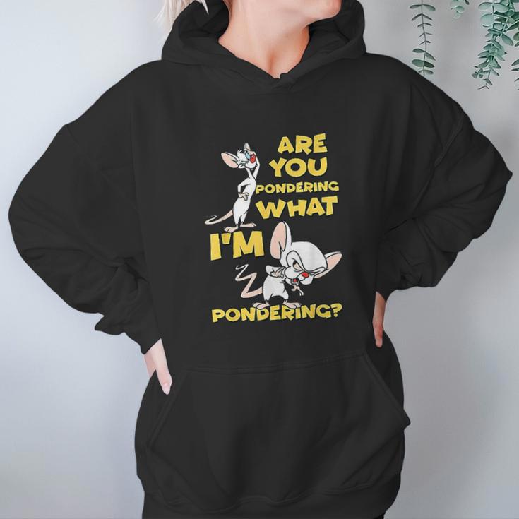 Pinky And The Brain Pondering Hoodie Gifts for Women