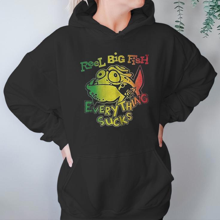 Plastic Head Reel Big Fish Everything Sucks Hoodie Gifts for Women