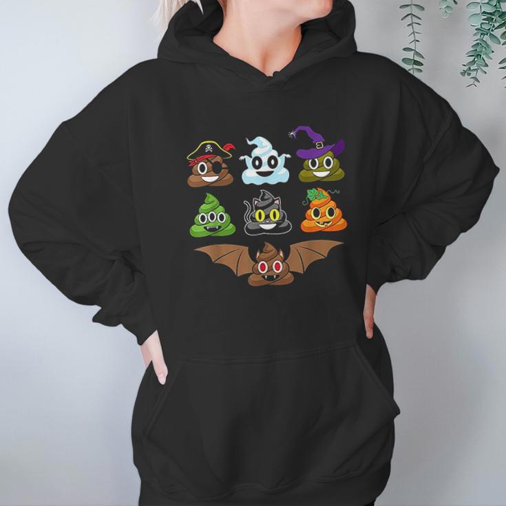 Poops Emojis Halloween Hoodie Gifts for Women