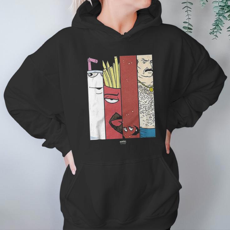 Popfunk Aqua Hunger Force Group Tiles Hoodie Gifts for Women