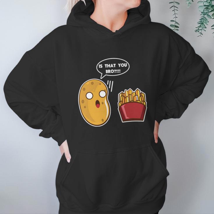 I Am A Potato Gift French Fry Gift Potato Gift Cool Gift Graphic Design Printed Casual Daily Basic Hoodie Gifts for Women