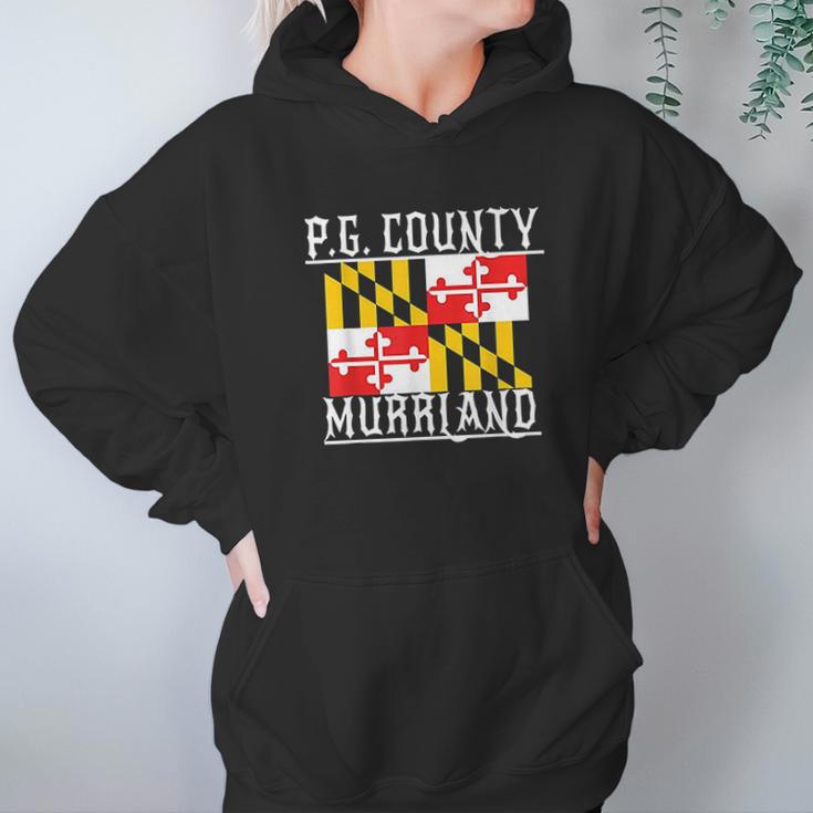 Prince Georges Maryland Murrland Dmv Gogo County Rep Hoodie Gifts for Women