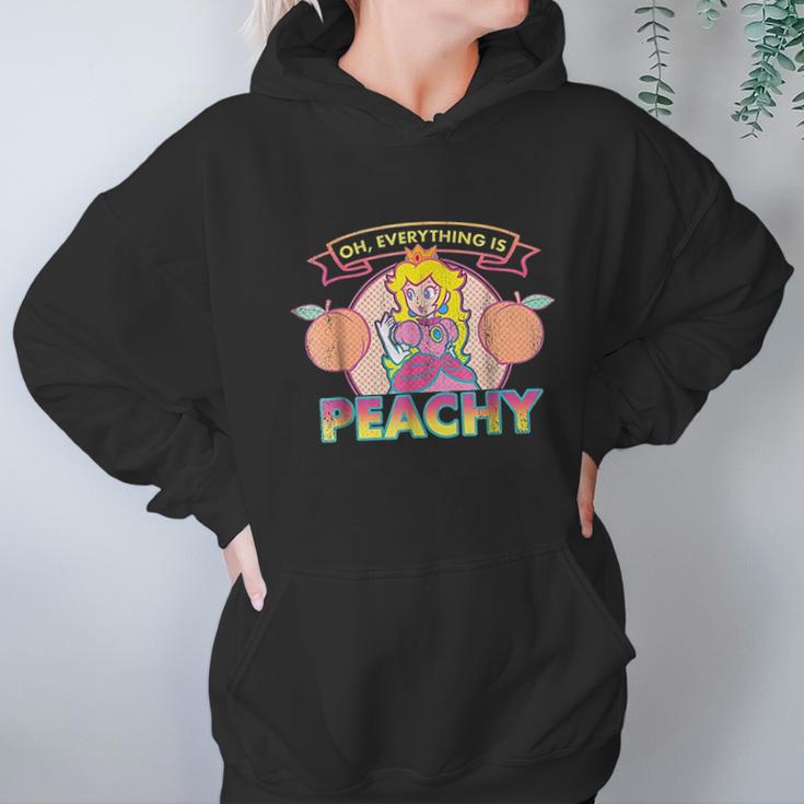 Princess Peach Everything Peachy Graphic Hoodie Gifts for Women