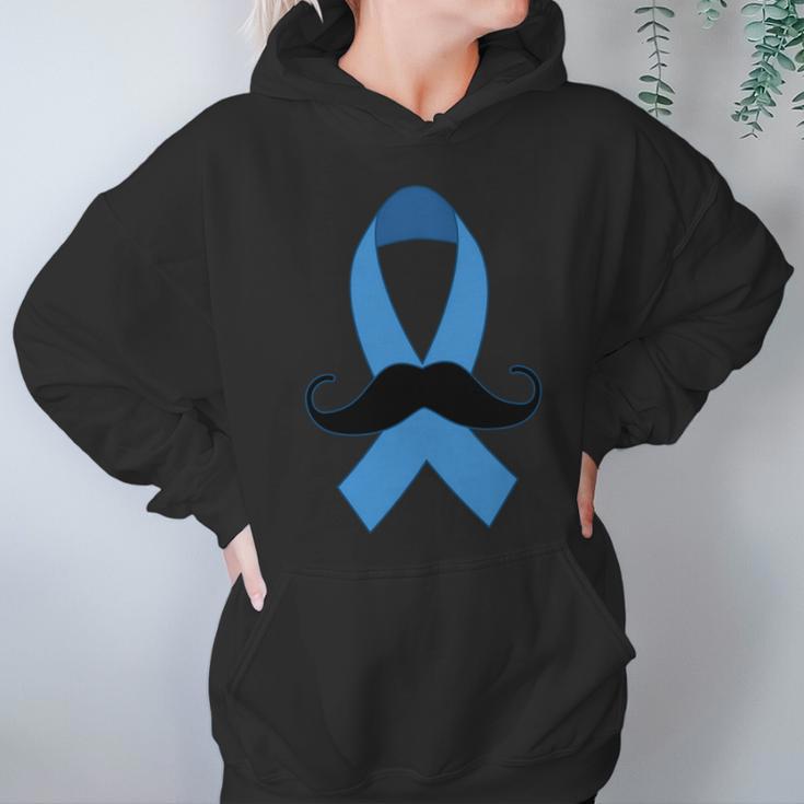 Prostate Mustache Ribbon Hoodie Gifts for Women