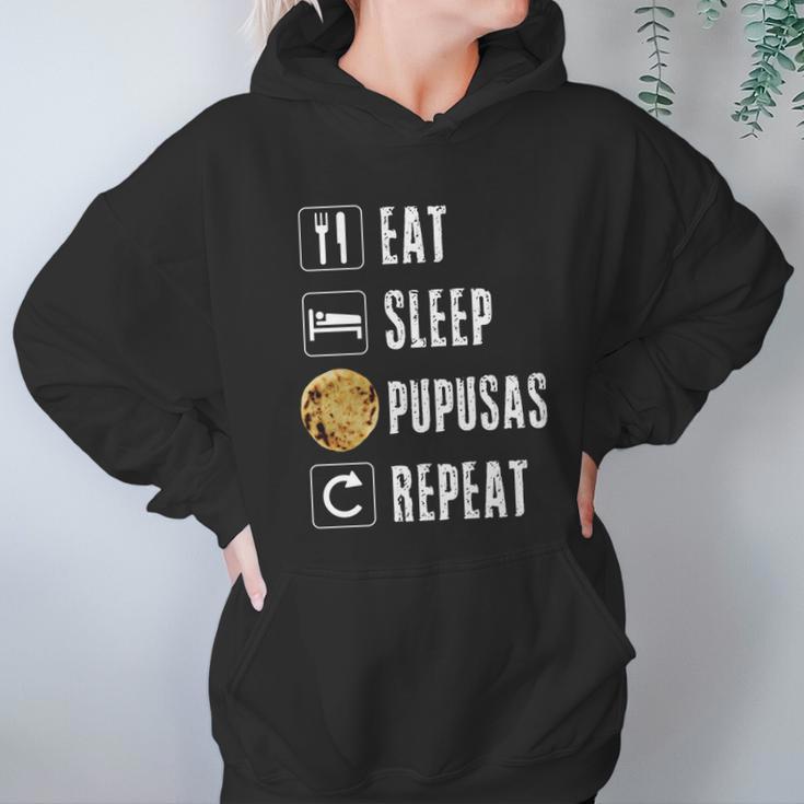 Pupusas El Salvador Gift Salvadorian Food Salvi Guanaco Eat Funny Gift Hoodie Gifts for Women