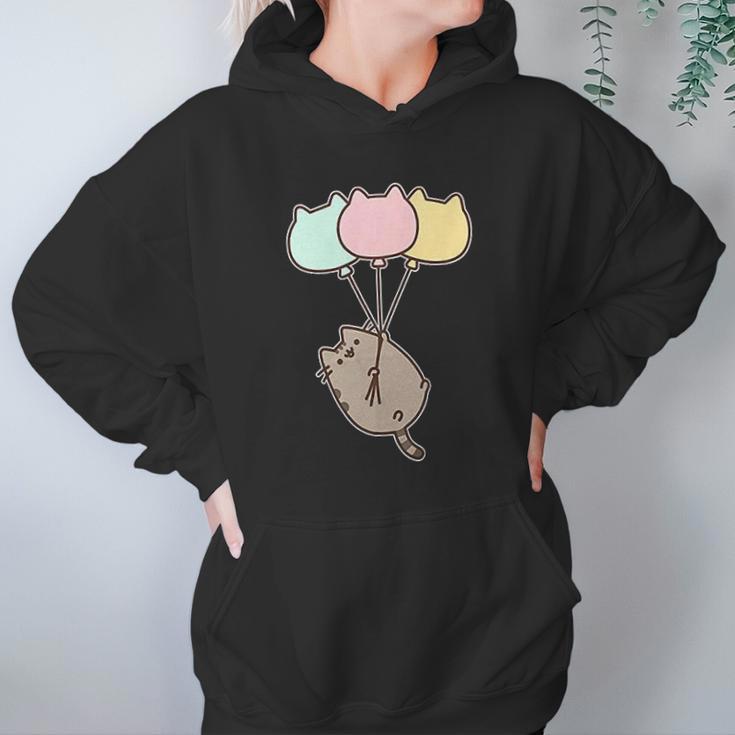 Pusheen The Cat Balloons Juniors Hoodie Gifts for Women