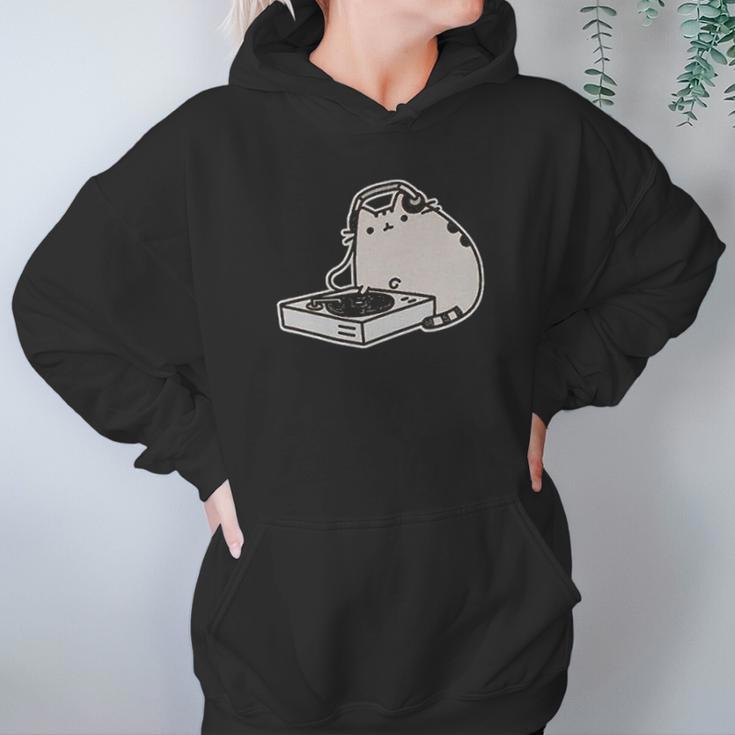 Pusheen The Cat Dj Juniors Hoodie Gifts for Women