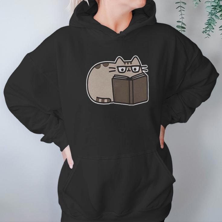 Pusheen The Cat Reading Juniors Hoodie Gifts for Women