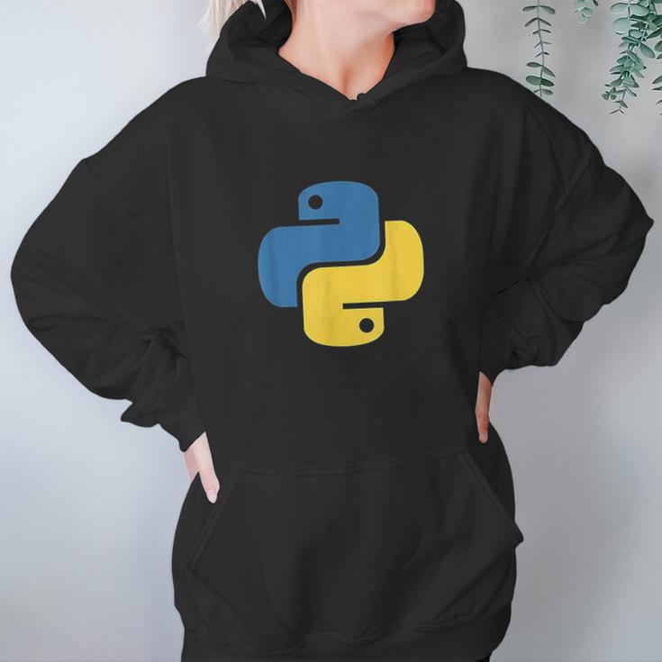 Python Logo For Developers Hoodie Gifts for Women