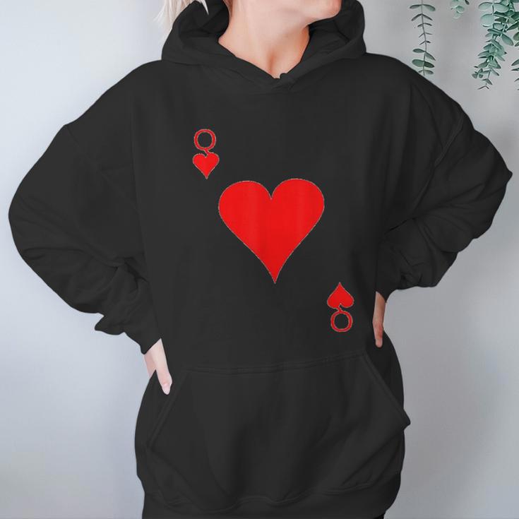 Queen Of Hearts Deck Of Cards Halloween Costume Hoodie Gifts for Women