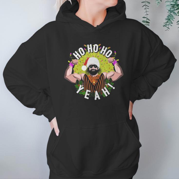 Randy Macho Man Savage Santa Ho Ho Ho Hoodie Gifts for Women