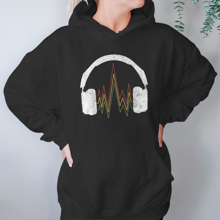 Reggae Music Headphones Rastafari Rasta Gift Hoodie Gifts for Women