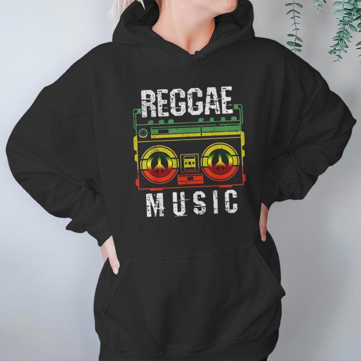 Reggae Music Peace One Love Rasta African Roots Hoodie Gifts for Women