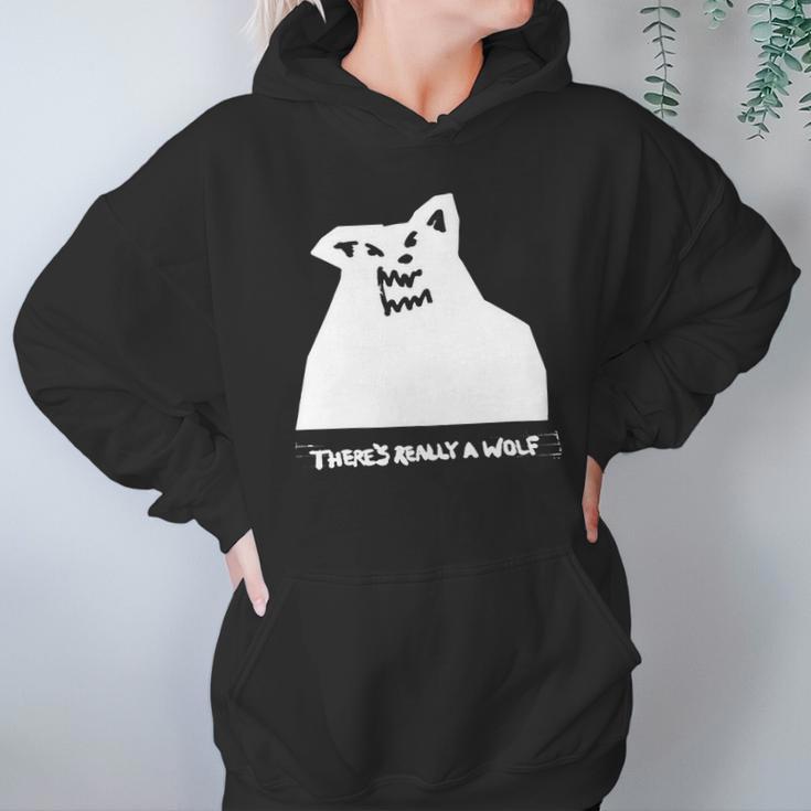 Theres Really A Wolf Russ Hoodie Gifts for Women