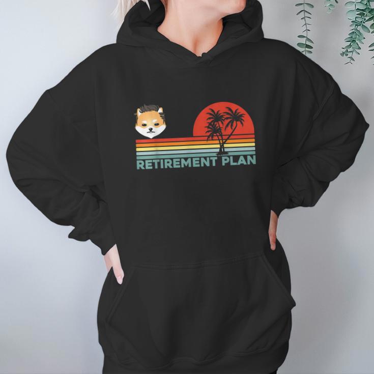 Retirement Plan Dogelon Mars Elon Coin Token Blockchain Hoodie Gifts for Women