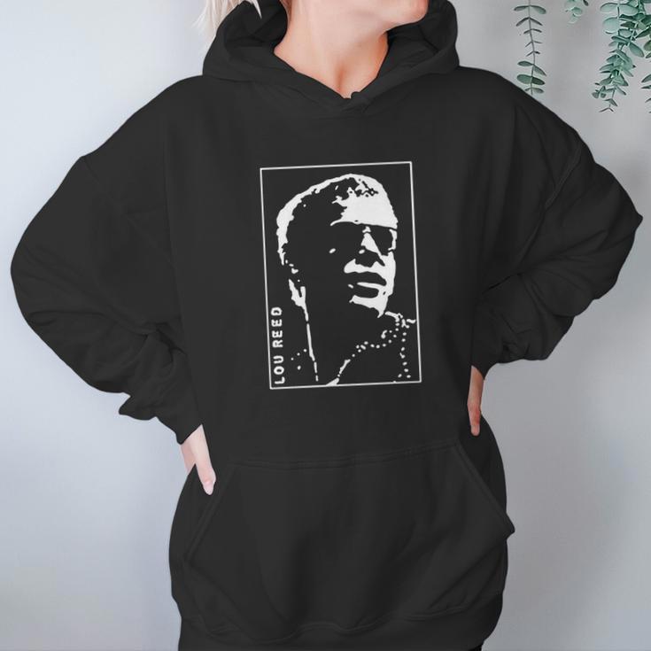 Retro Graphic Lou Reed Art Hoodie Gifts for Women