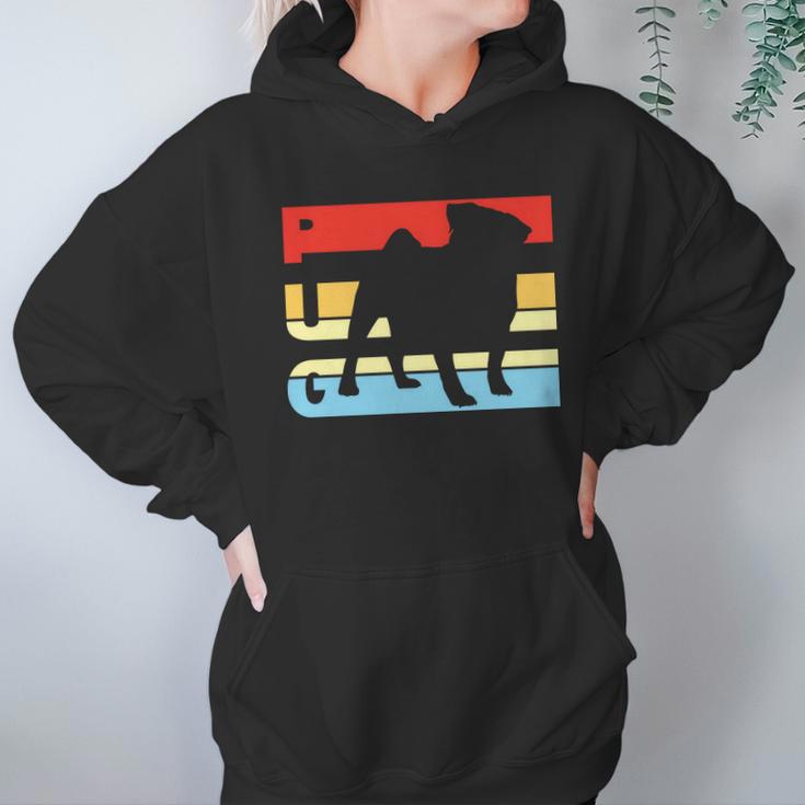 Retro Pug Logo Hoodie Gifts for Women