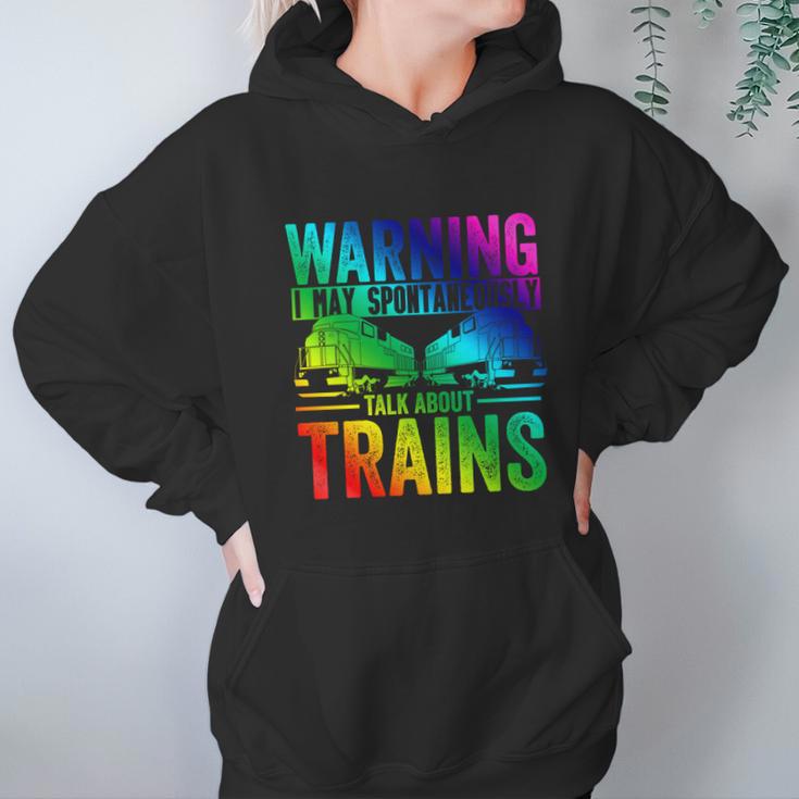 Retro Trains Gift Train Models Trainspotting Trainspotter Gift Graphic Design Printed Casual Daily Basic Hoodie Gifts for Women