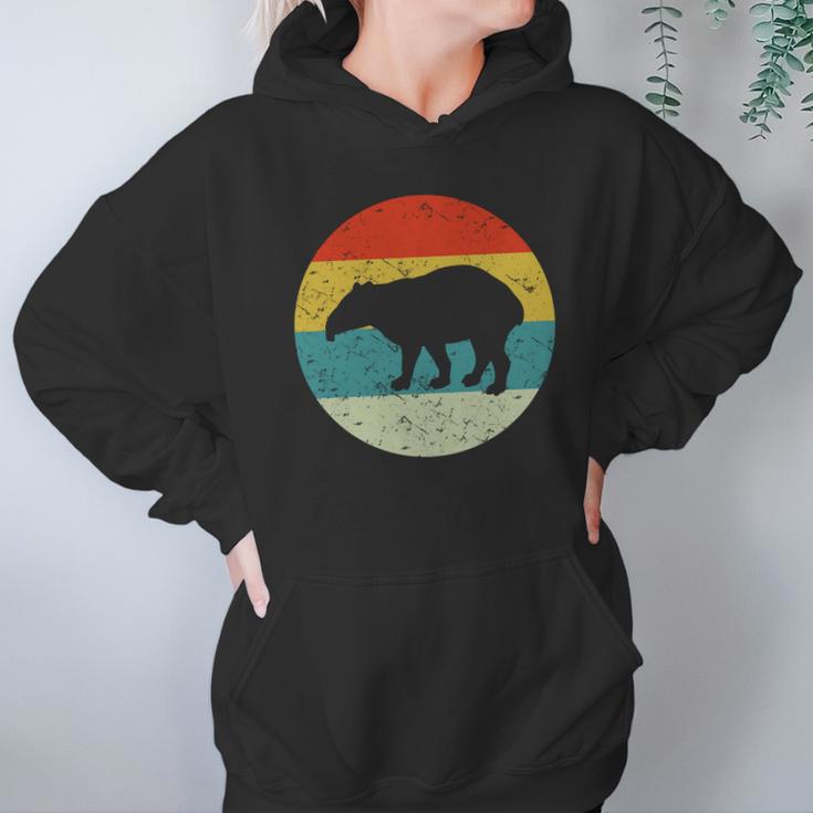 Retro Vintage Tapir Hoodie Gifts for Women