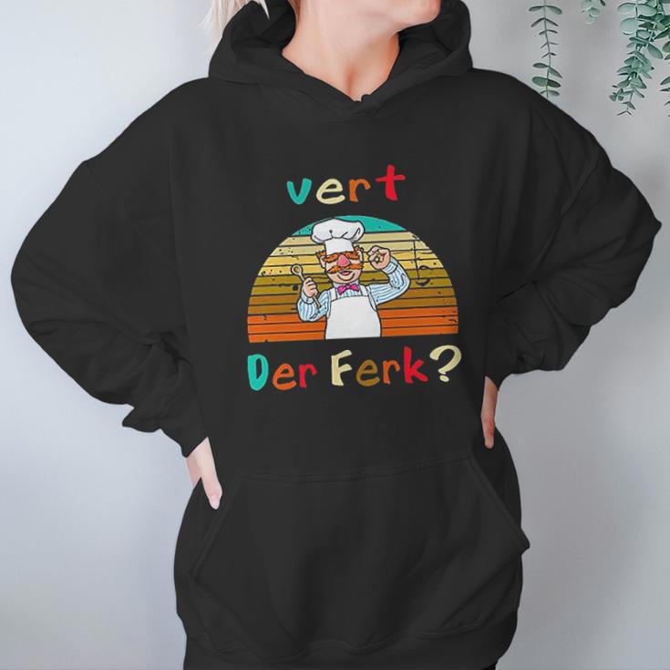 Retro Vintage Vert Der Ferk Hoodie Gifts for Women