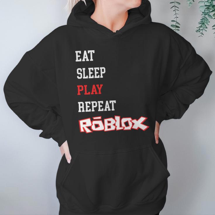 Roblox Eat Sleep Play Repeat Hoodie Gifts for Women