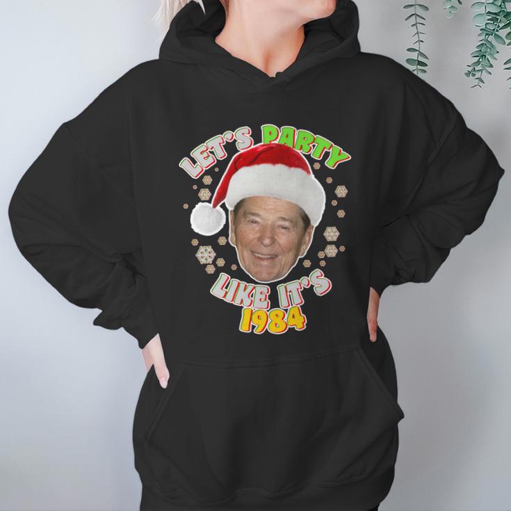 Ronald Reagan Lets Party Like Its 1984 Hoodie Gifts for Women