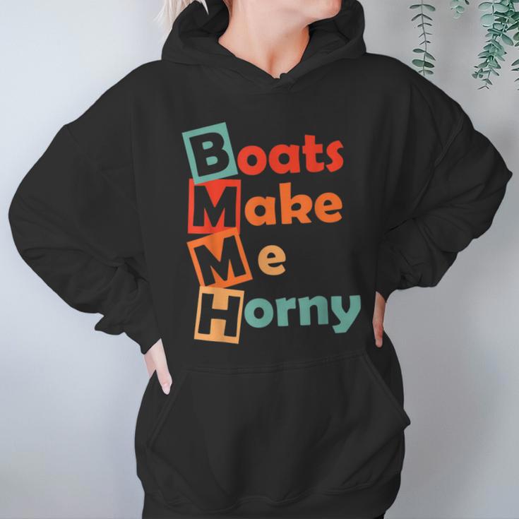 Sadiecrowell Boats Make Me Horny Vintage Hoodie Gifts for Women