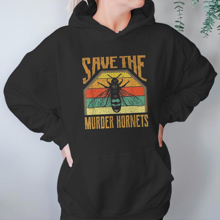 Save The Murder Hornets Vintage 2020 Asian Giant Hornet Hoodie Gifts for Women