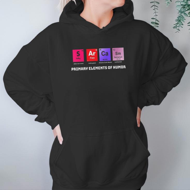 Science Sarcasm S Ar Ca Sm Elements Of Humor Hoodie Gifts for Women