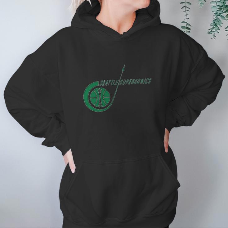 Seattle Supersonics Retro Hoodie Gifts for Women