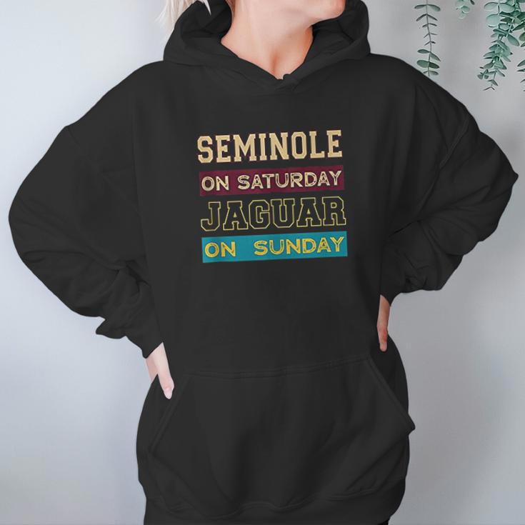 Seminole On Saturday On Sunday Jacksonville Hoodie Gifts for Women