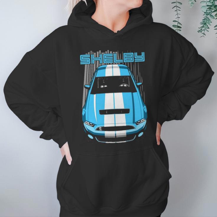 Shelby Gt500 S197 Grabber Blue Hoodie Gifts for Women