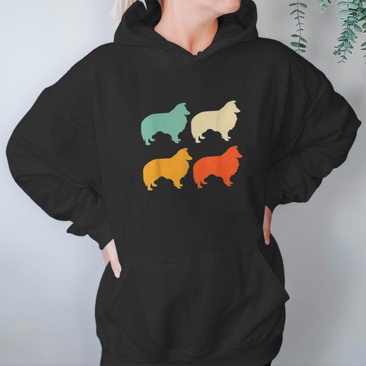 Sheltie Dog Lover Vintage Hoodie Gifts for Women