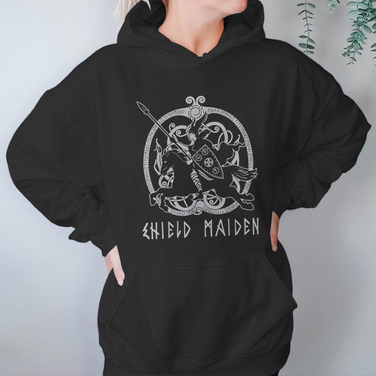 Shield Maiden Viking Woman Warrior Norse Mythology Gift Hoodie Gifts for Women